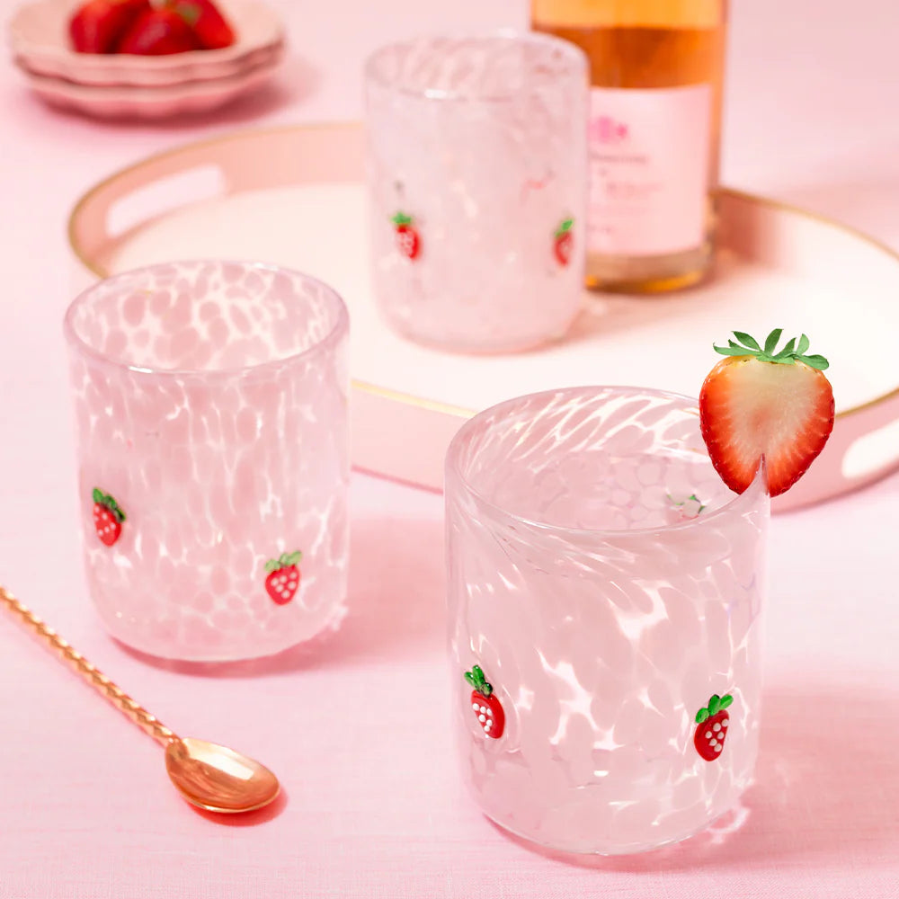 SWIG | Charm Glass | Strawberry Shortcake