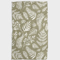 Geometry | Tea Towel | Olive