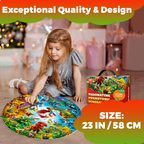 Quokka Round Floor Puzzle for Kids | Dinos