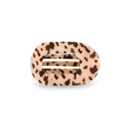 Round Flat Hair Clip | Small | Blonde Tortoise