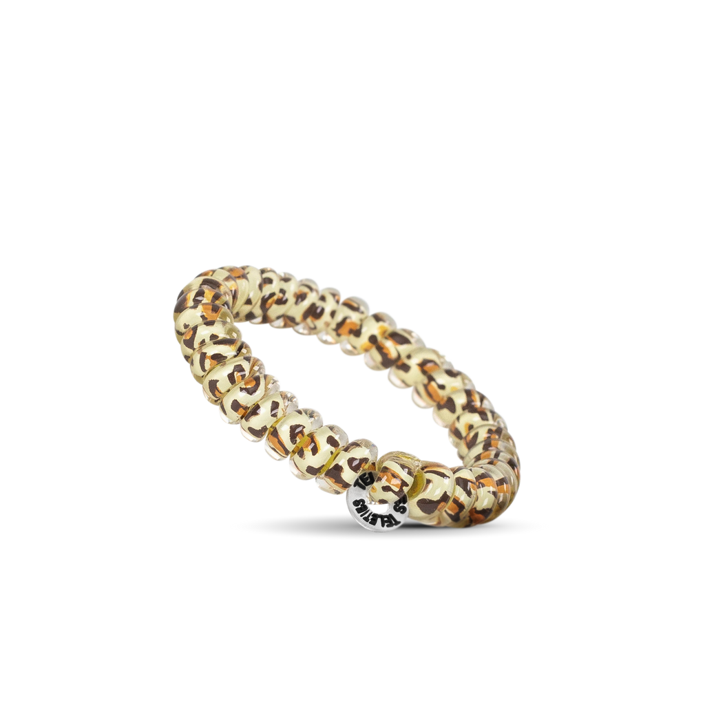 Teleties | Spiral Hair Coils | Small | Leopard