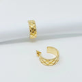 Ellison + Young | Earrings | Coco Quilted Hoops