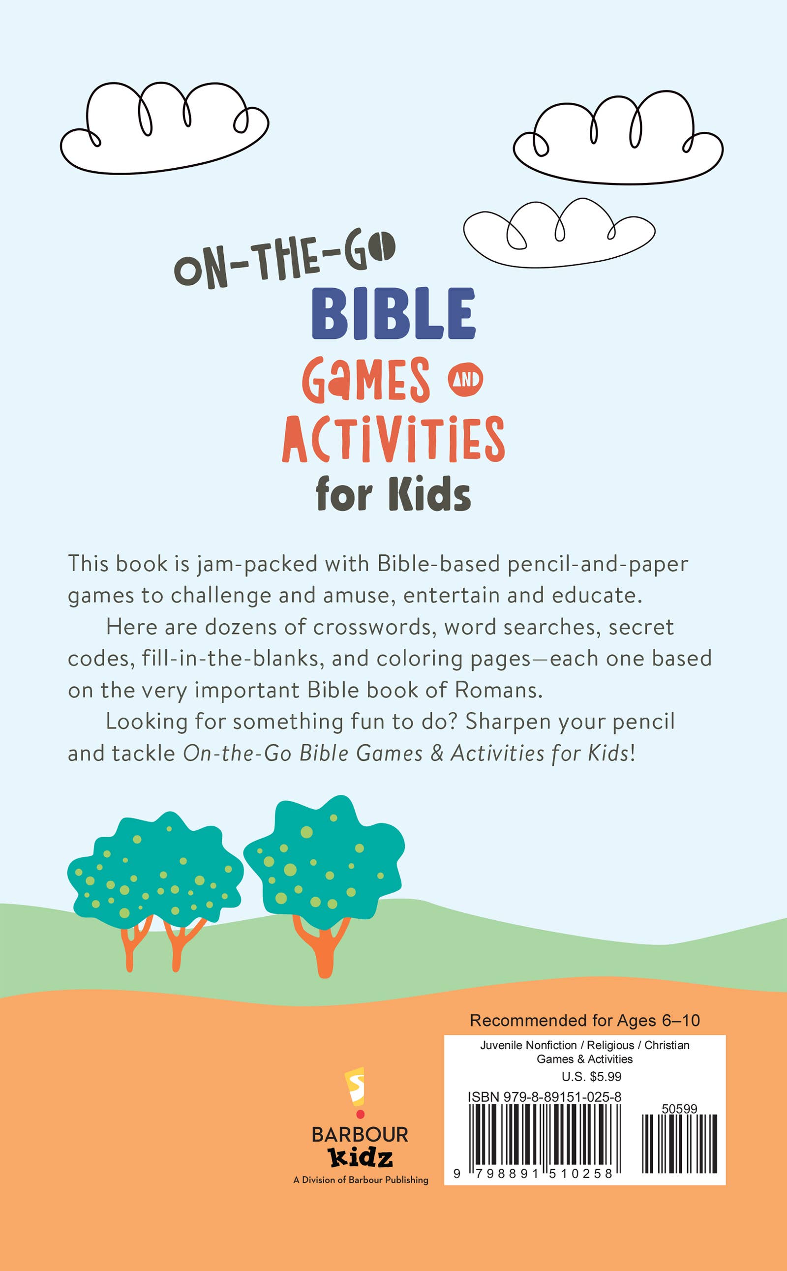 Barbour | On-the Go Bible Games & Activities for Kids