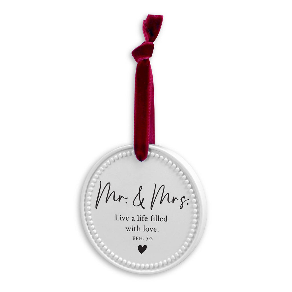 Dicksons Mr. and Mrs. Christmas Ornament