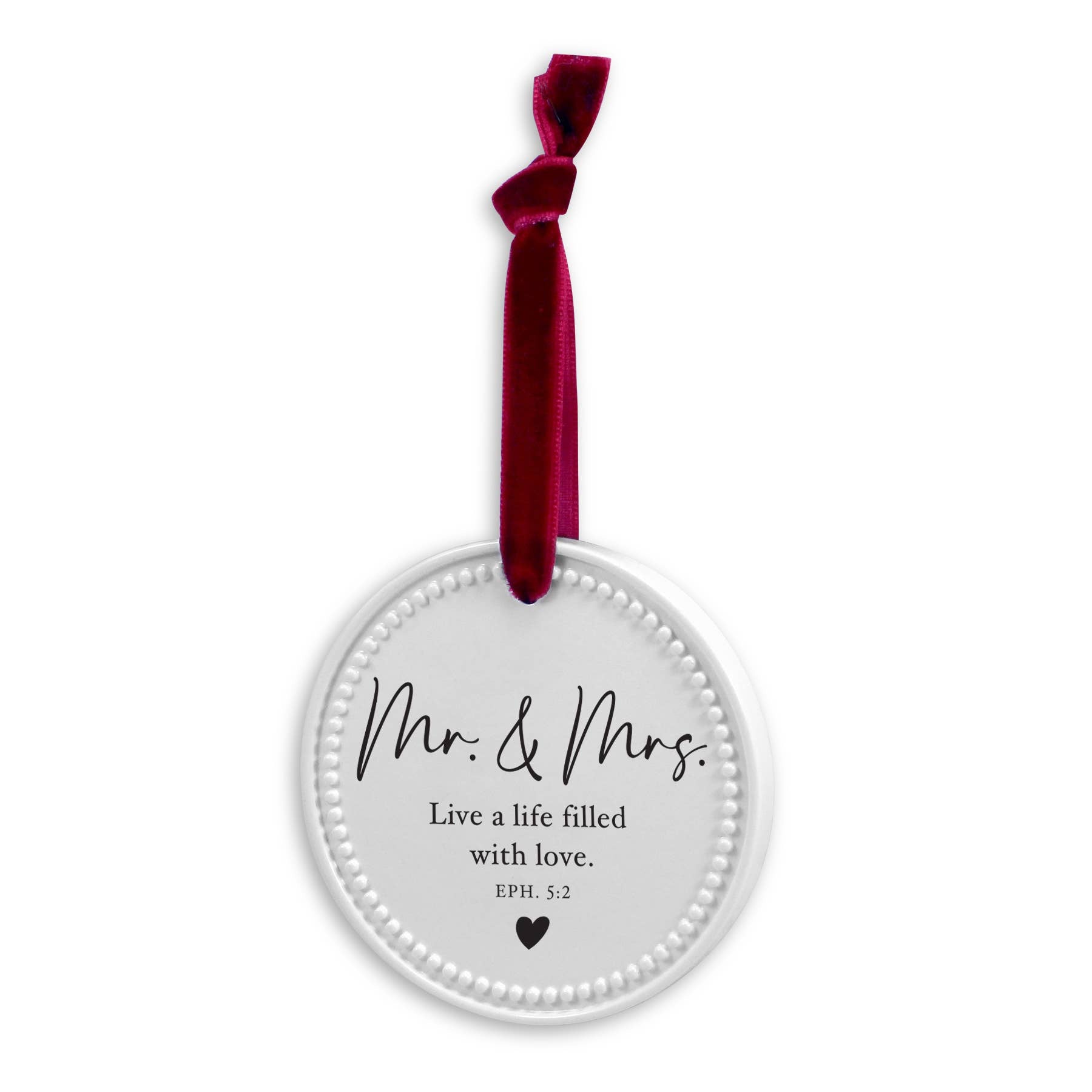 Dicksons Mr. and Mrs. Christmas Ornament