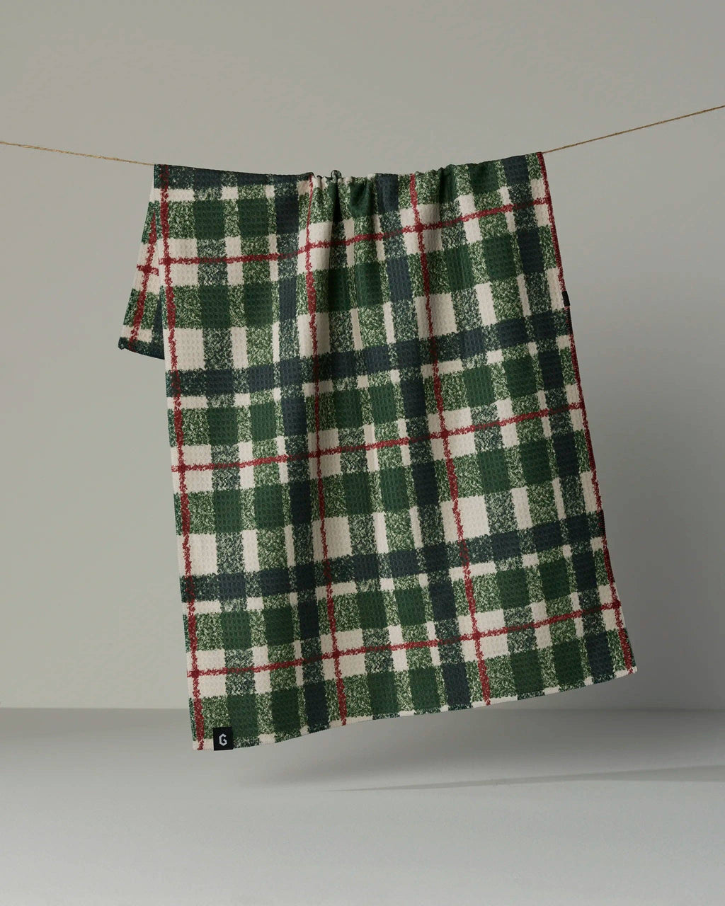 Geometry | Luxe Tea Towel | Juniper Plaid