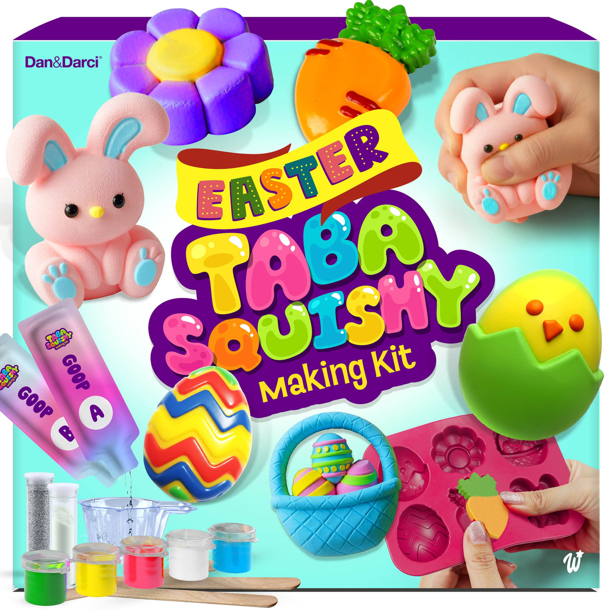 Dan&Darci Easter Taba Squishy Making Kit - Gifts for Kids