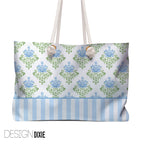 Boutique Monogram | Mahjong Tote Bag | Grand Millennial Dixie / White