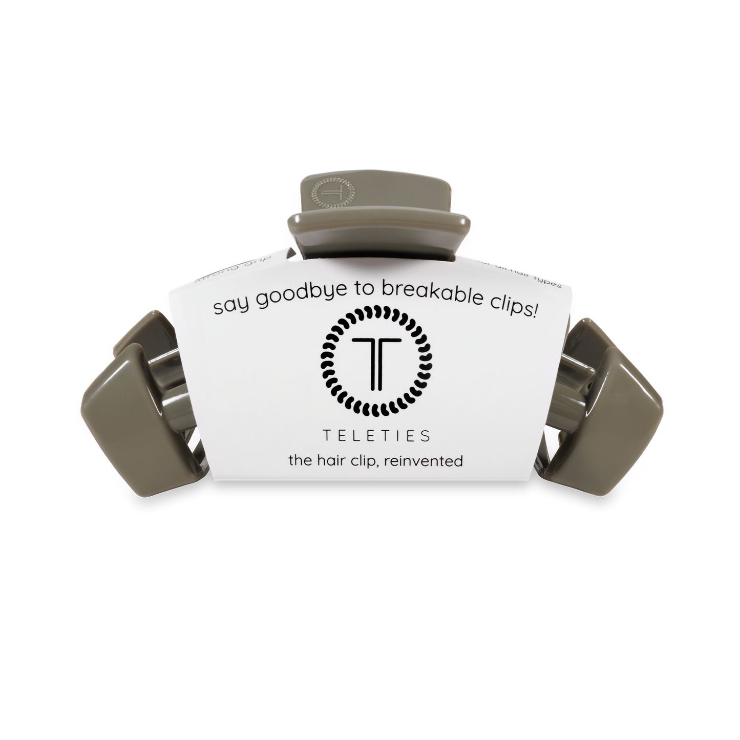 Teleties Classic Hair Clip | Medium | Sage It Ain't So