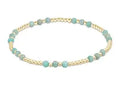 enewton | Gold Joy 3mm Gemstone Bracelet | Amazonite