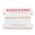 Beaded Blondes | April Crystal Birthstone Bracelet | Standard 6.75