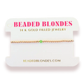 Beaded Blondes | August Peridot Birthstone Bracelet | Standard 6.75