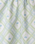 Geometry | Tea Towel | Tulip Lattice