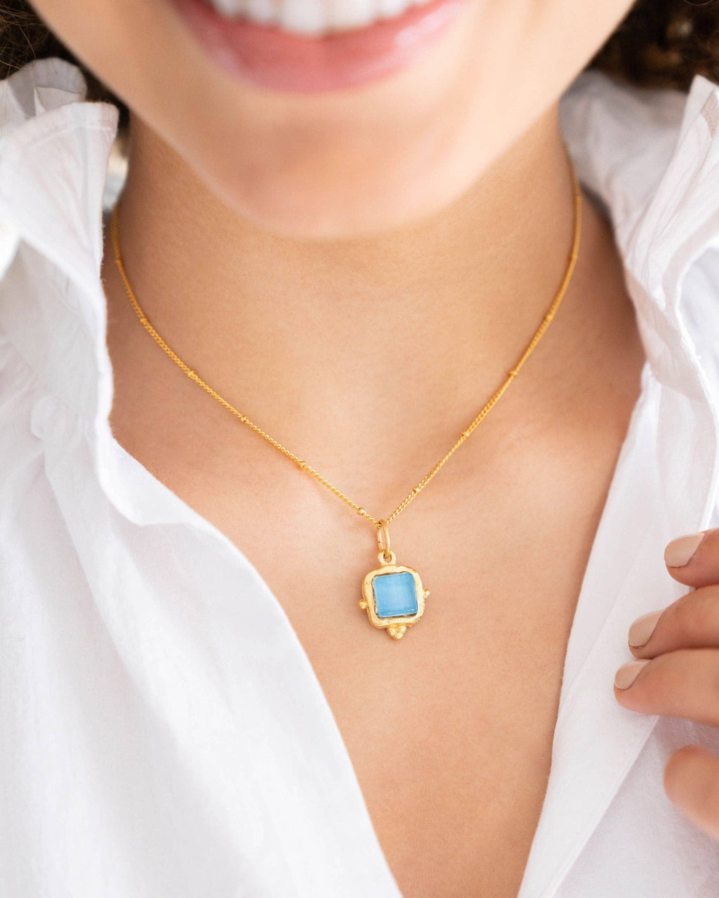 Susan Shaw | Necklace | Charlotte Dainty in White