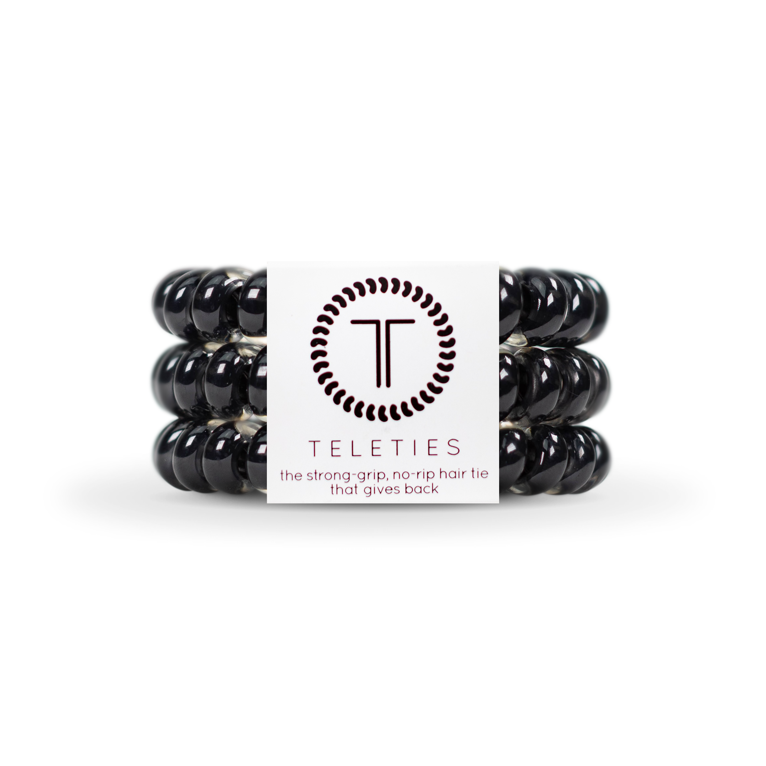 Spiral Hair Coils | Large | Jet Black Hair Ties