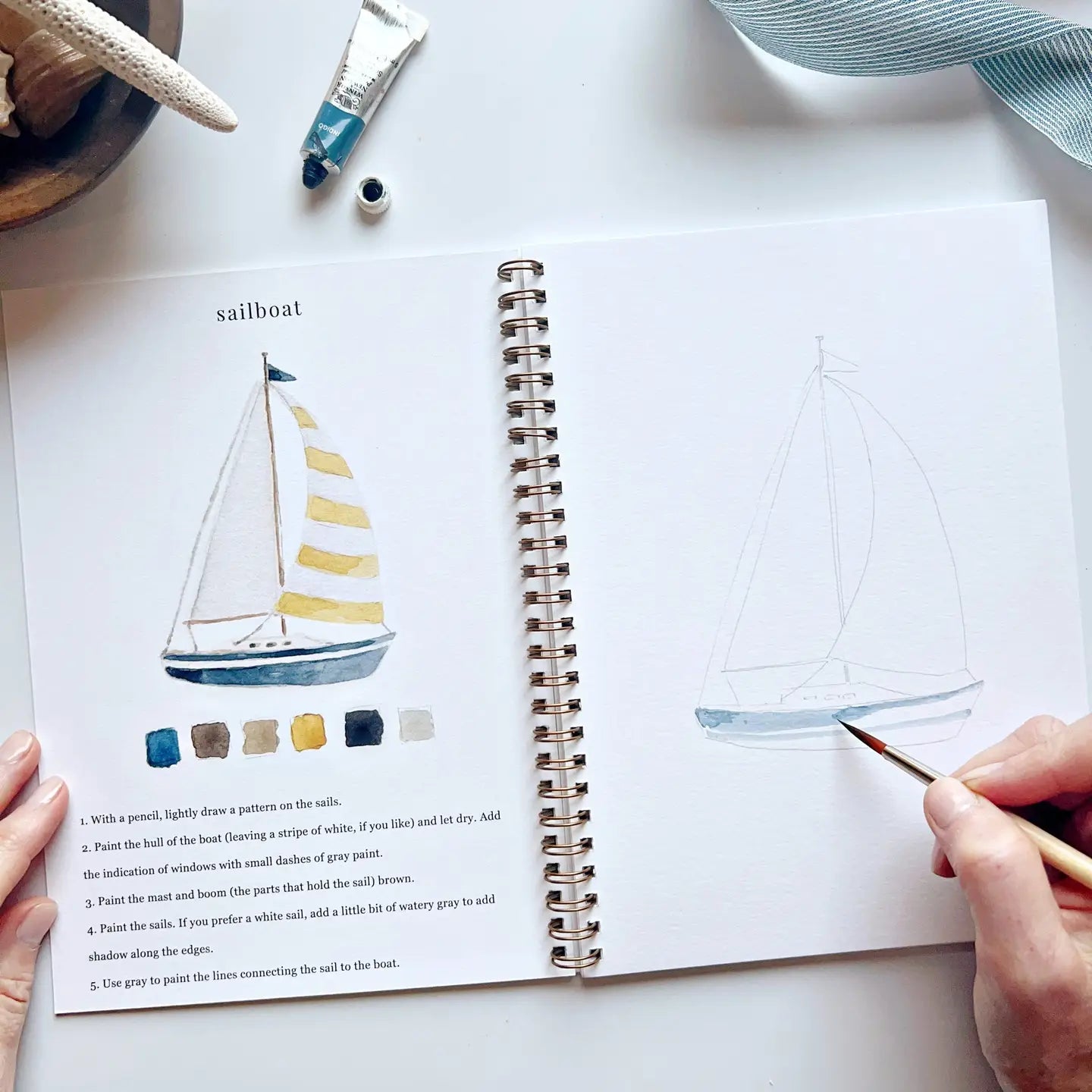 Emily Lex | Watercolor Workbook | Seaside
