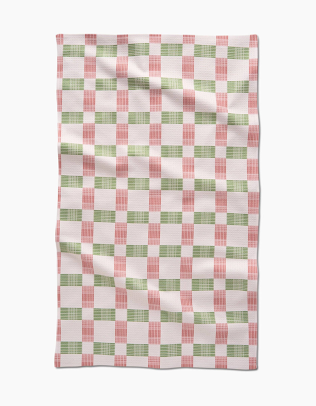 Geometry | Tea Towel | Be Merry Plaid