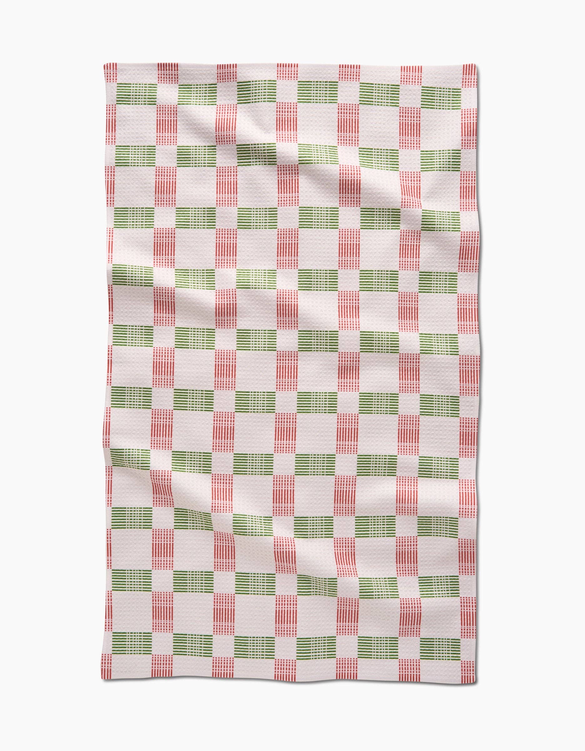 Geometry | Tea Towel | Be Merry Plaid