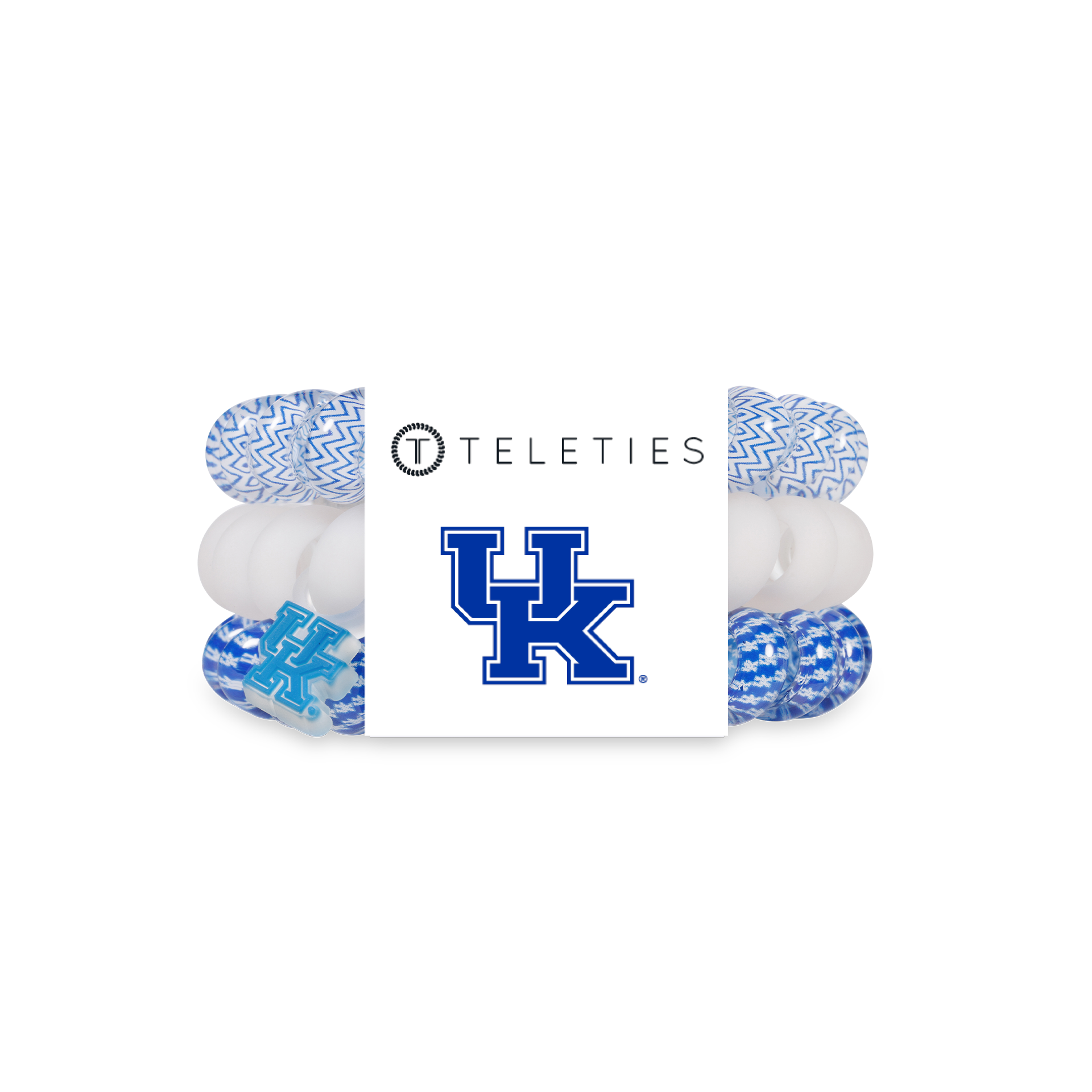 Spiral Hair Coils | Large | Go Big Blue! Hair Ties