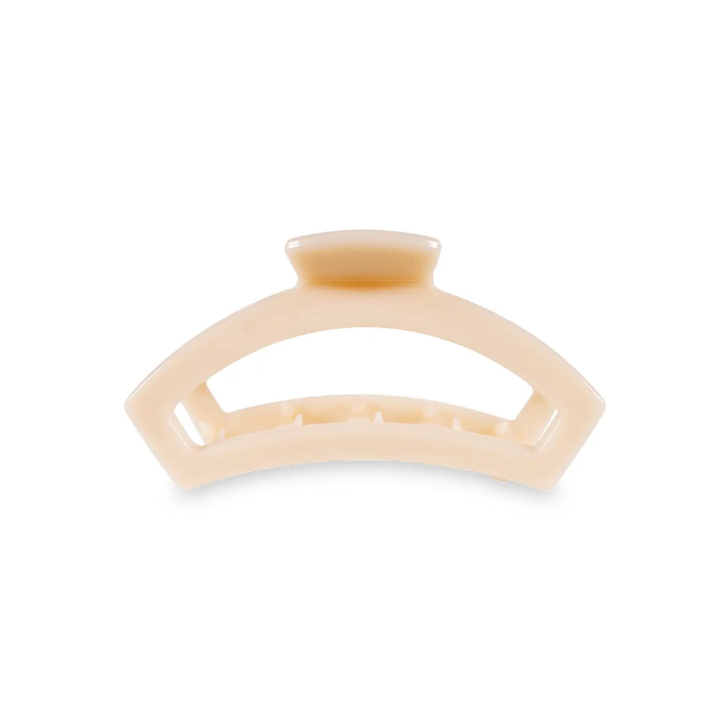 Teleties | Open Hair Clip | Small | Almond Beige
