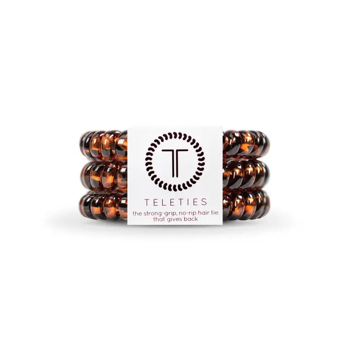Teleties | Spiral Hair Coils | Small | Tortoise