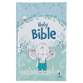 Christian Art Gifts | Bible NLT Infant, Hardcover | Blue