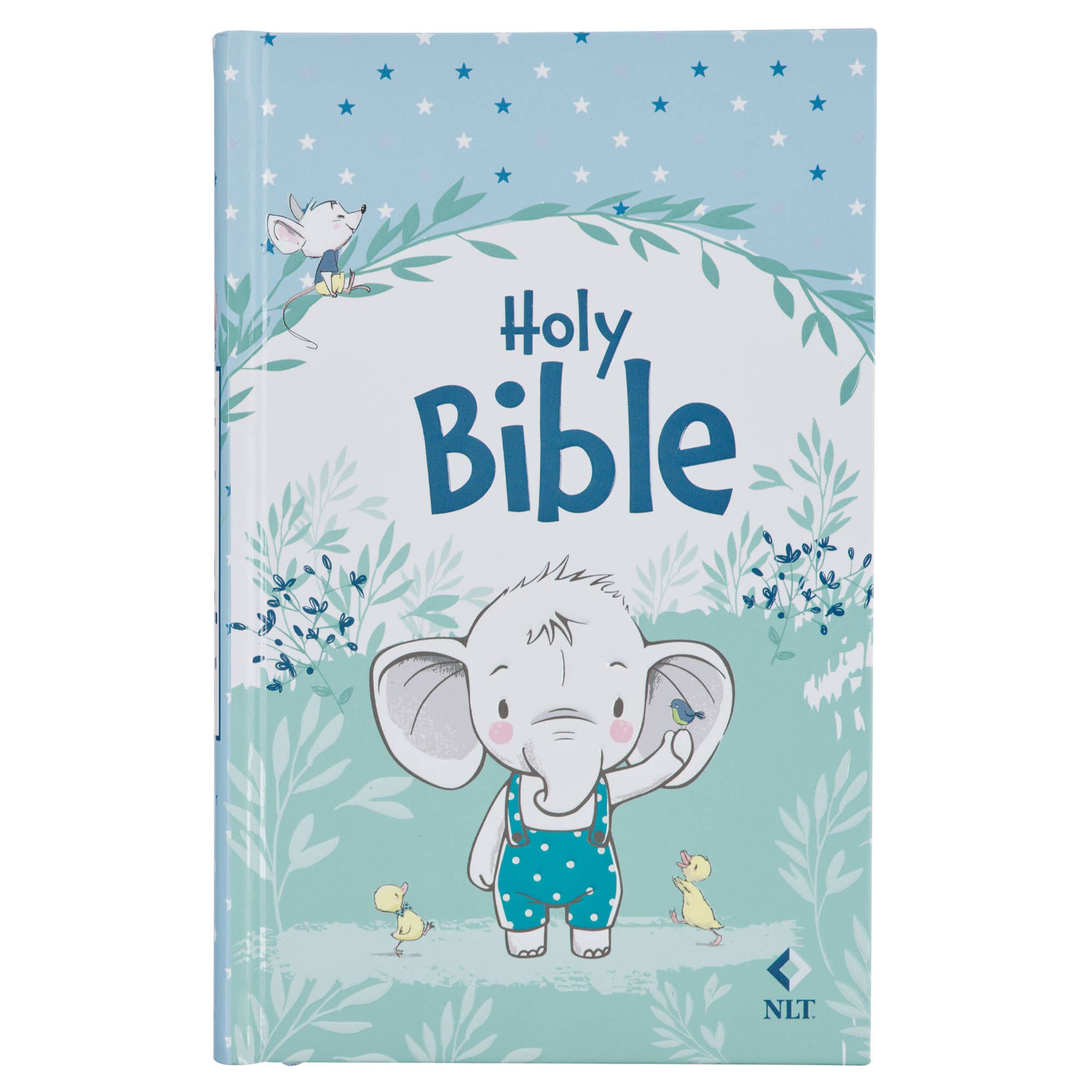 Christian Art Gifts | Bible NLT Infant, Hardcover | Blue