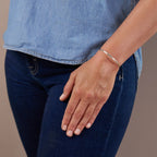 Ronaldo Jewelry | Be the Light Bracelet | 14K Gold Artist Wire w/ Sterling Silver | Size 7