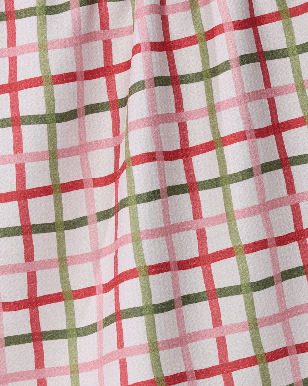 Geometry | Tea Towel | Festive Plaid