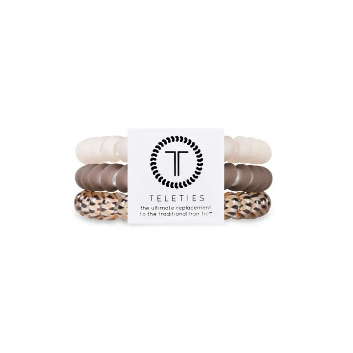 Teleties | Spiral Hair Coils | Small | Toasted
