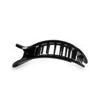 Round Flat Hair Clip | Med. | Jet Black