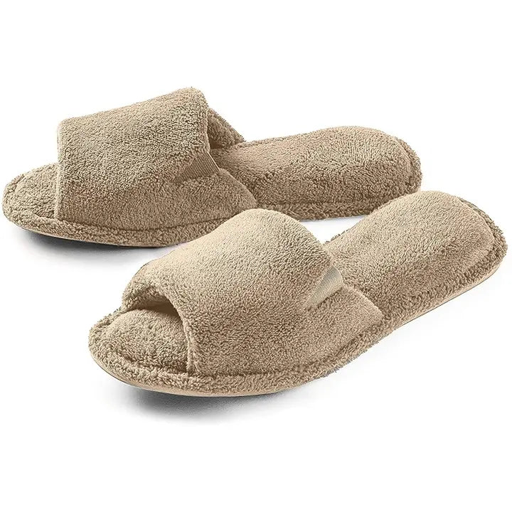 Roxoni Women's Cream Ultra Soft Slipper