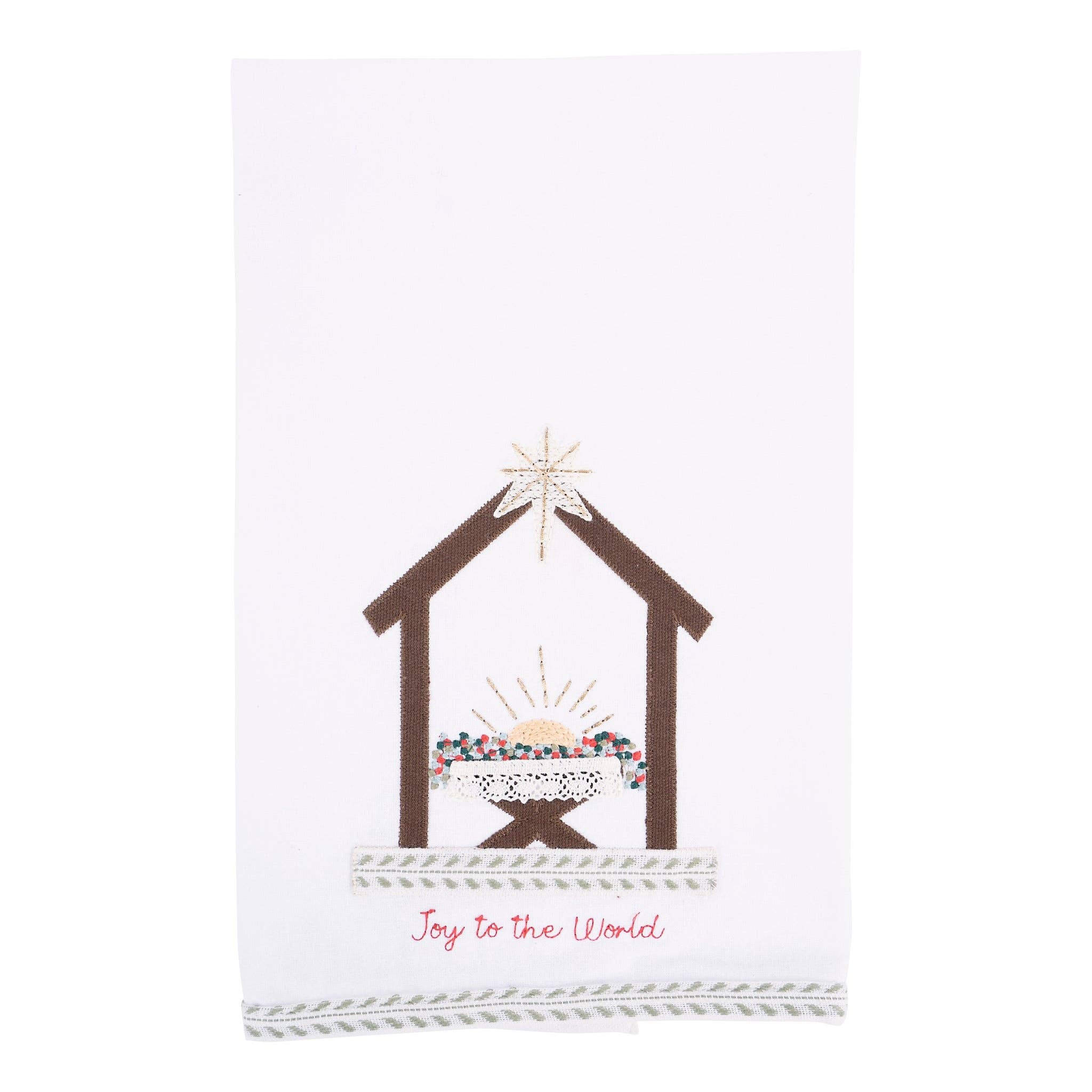 Glory Haus | Tea Towel | Joy to The World Nativity