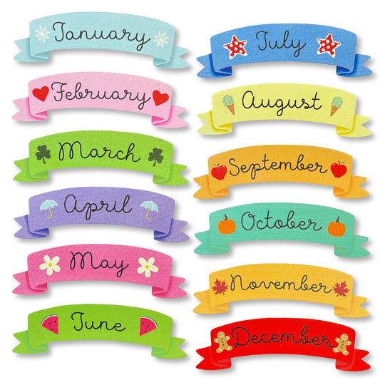 Roeda Studios Calendar Magnets Months