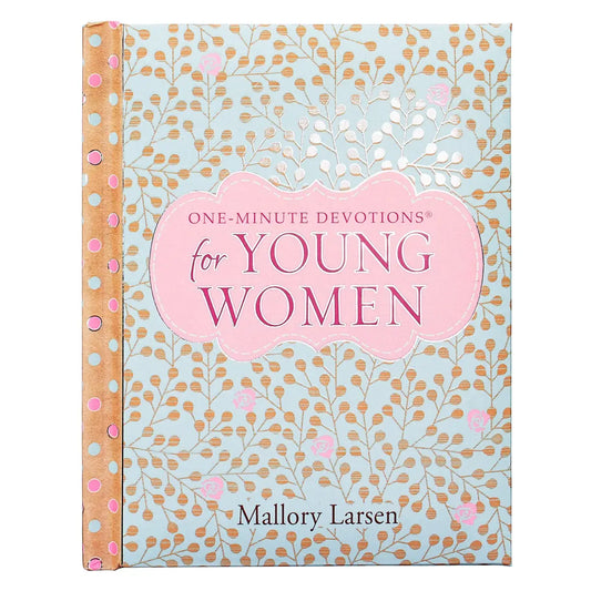 Christian Art One-Minute Devotions For Young Women Padded Hardcover