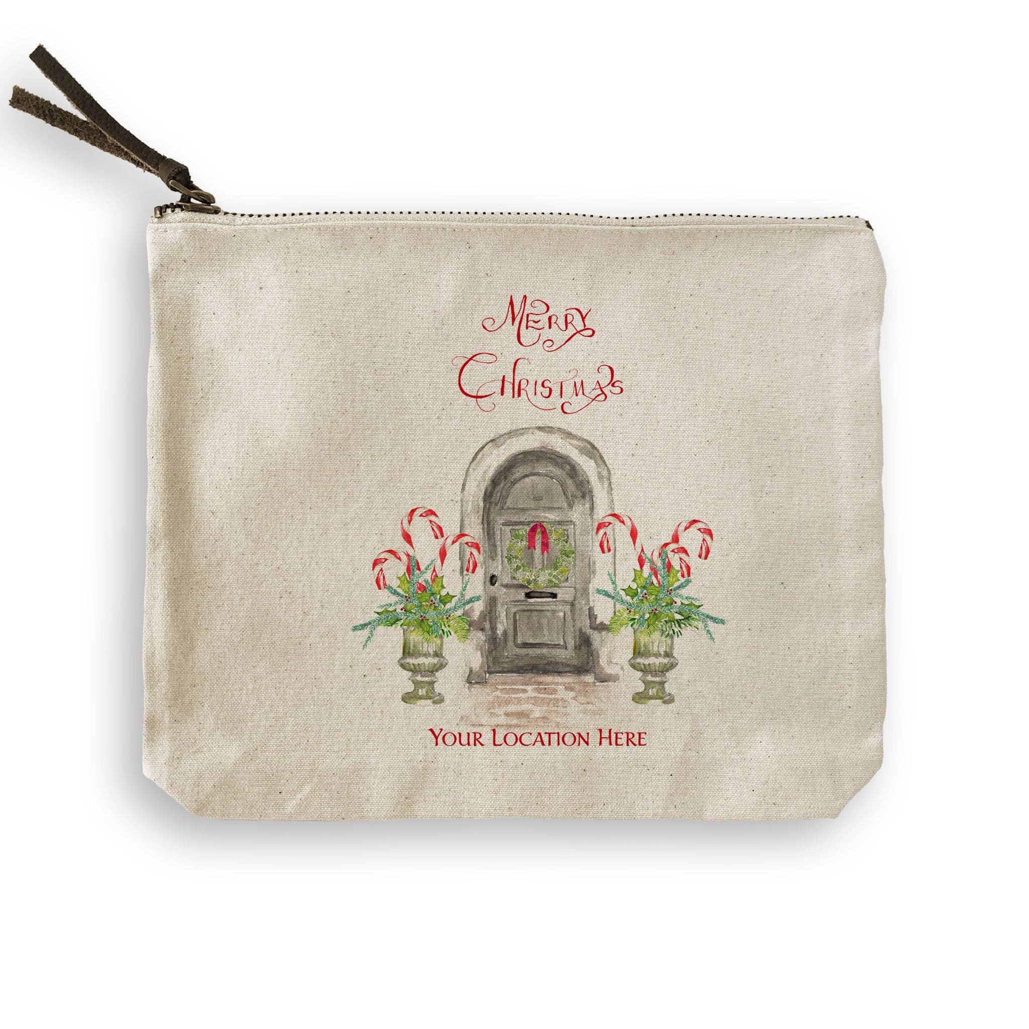 French Graffiti Merry Christmas Paducah Tea Towel
