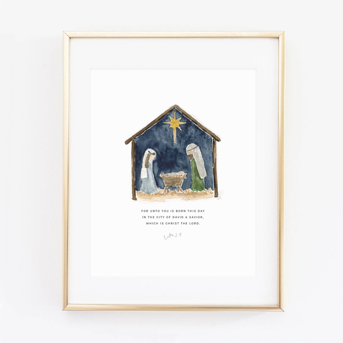 Emily Lex | Print | Nativity Luke 2:11