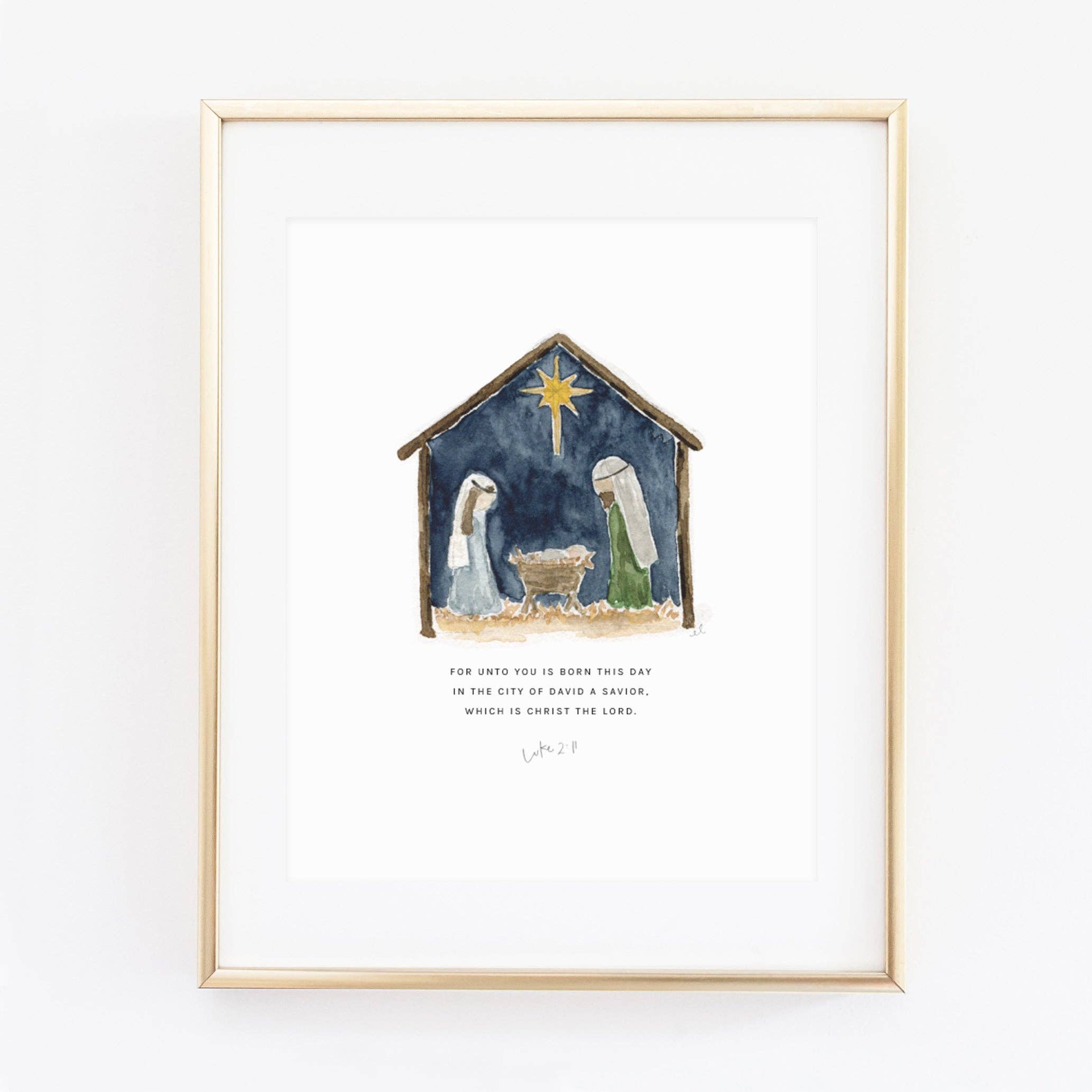 Emily Lex | Print | Nativity Luke 2:11