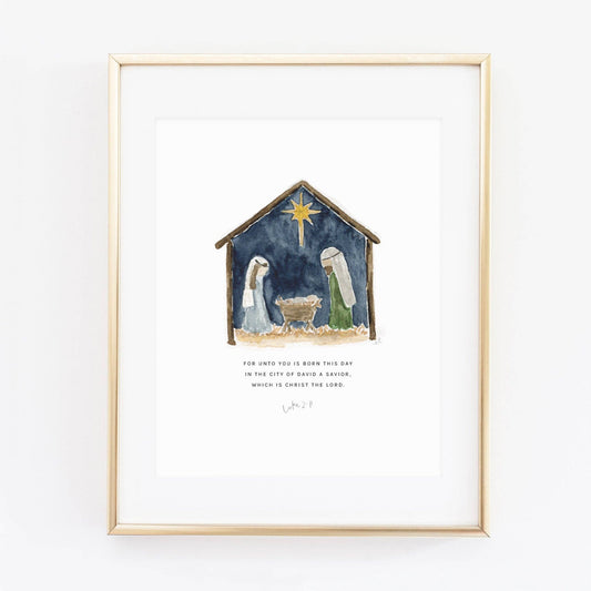 Emily Lex | Print | Nativity Luke 2:11