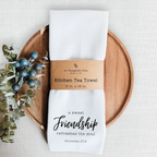 So Thoughtful Gifts Scripture Dish Towel | Friendship