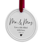 Dicksons Mr. and Mrs. Christmas Ornament