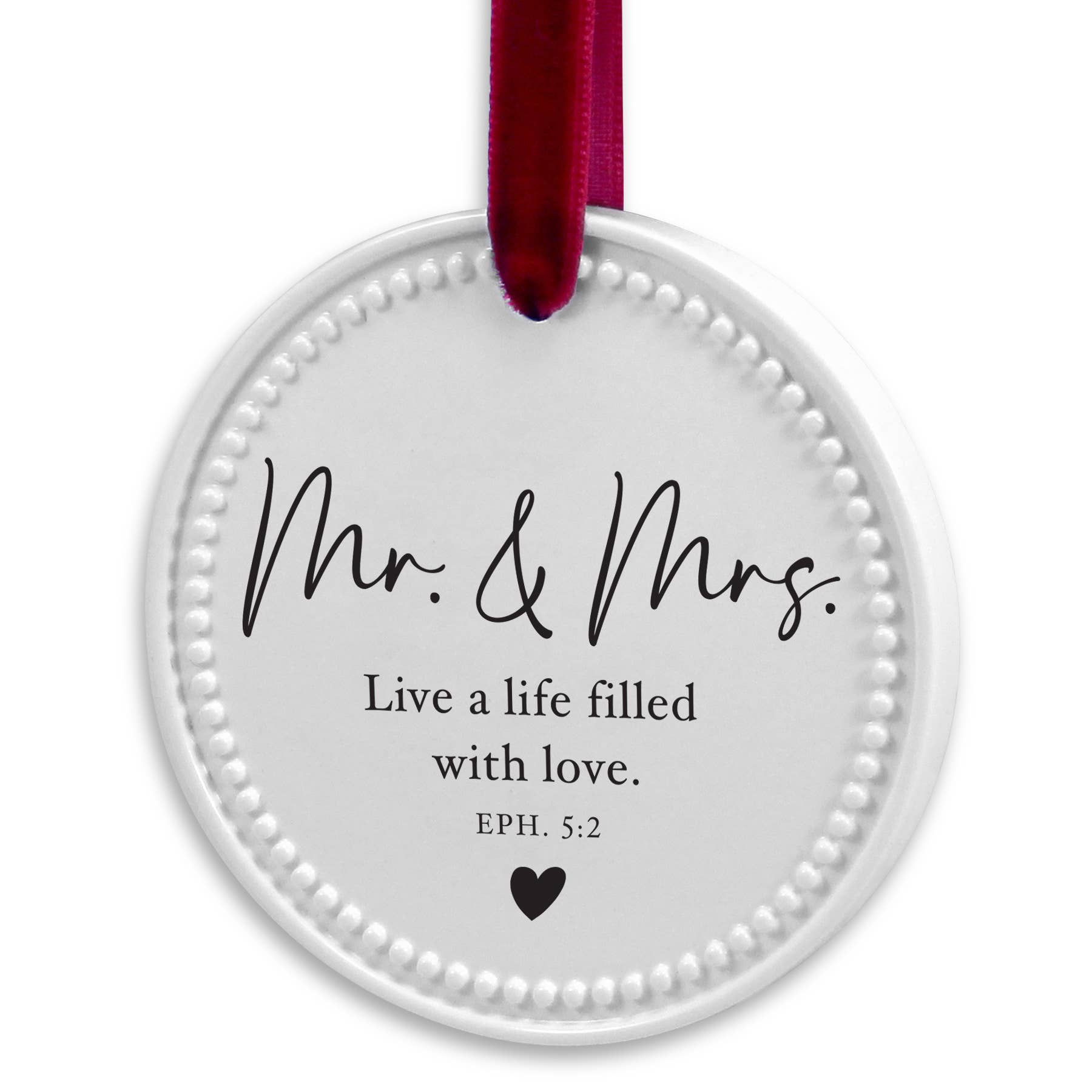 Dicksons Mr. and Mrs. Christmas Ornament