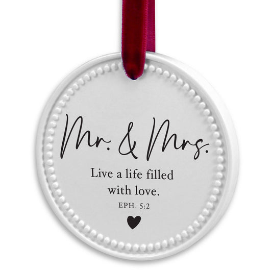 Dicksons Mr. and Mrs. Christmas Ornament