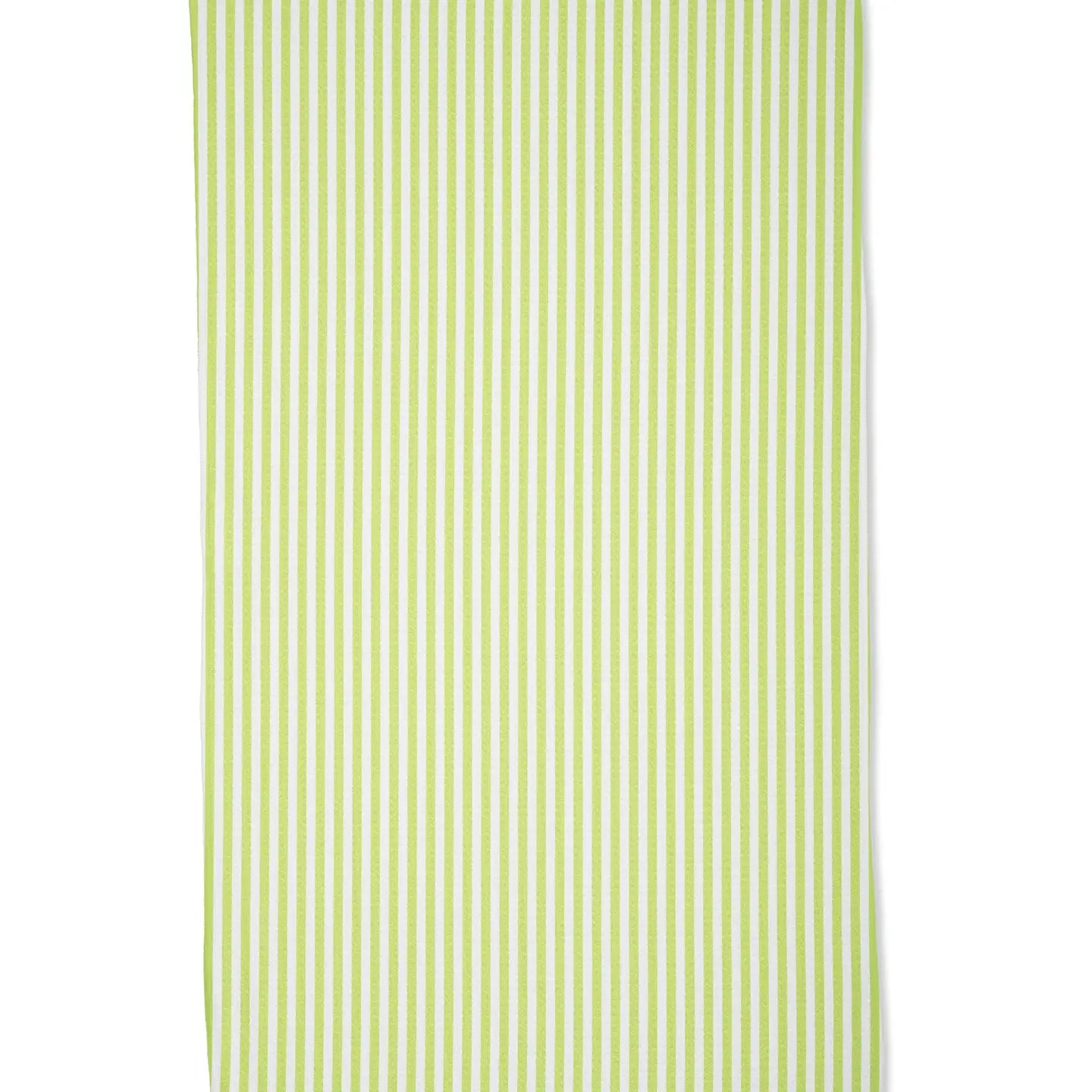 Geometry | Tea Towel | Summer Stripe Green