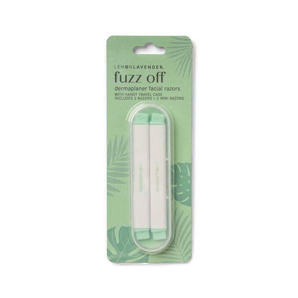 DM Merchandising | Fuzz Off Dermaplaner Facial Razor | Lemon Lavender