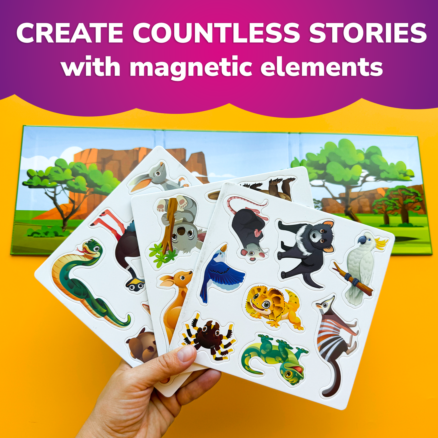 Quokka Travel Magnetic Book | Australian Animals