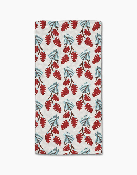 Geometry | Bar Towel | Winter Forage