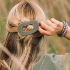 Teleties | Flat Round Hair Clip | Medium | Sage it Ain't So
