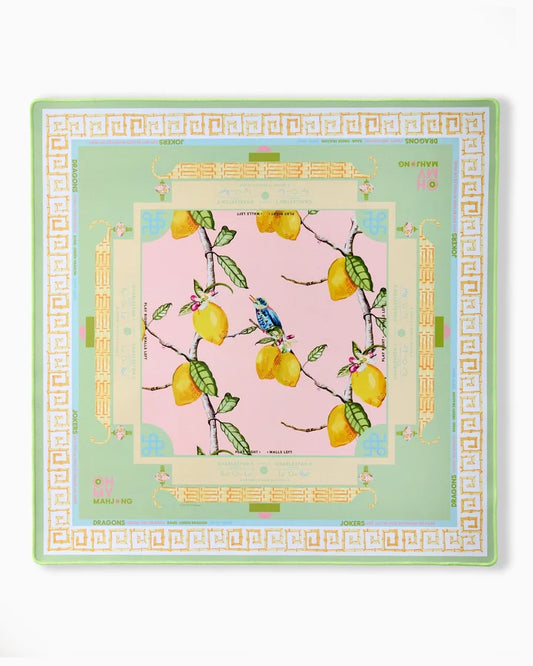 Oh My Mahjong! | Mahjong Mat | Citrus Songbird