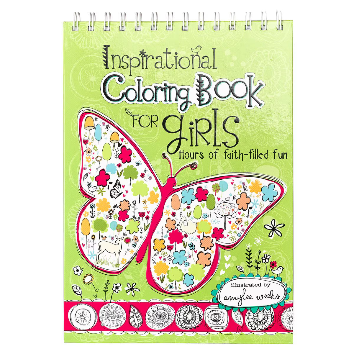 Christian Art Gifts Inspirational Coloring Book for Girls